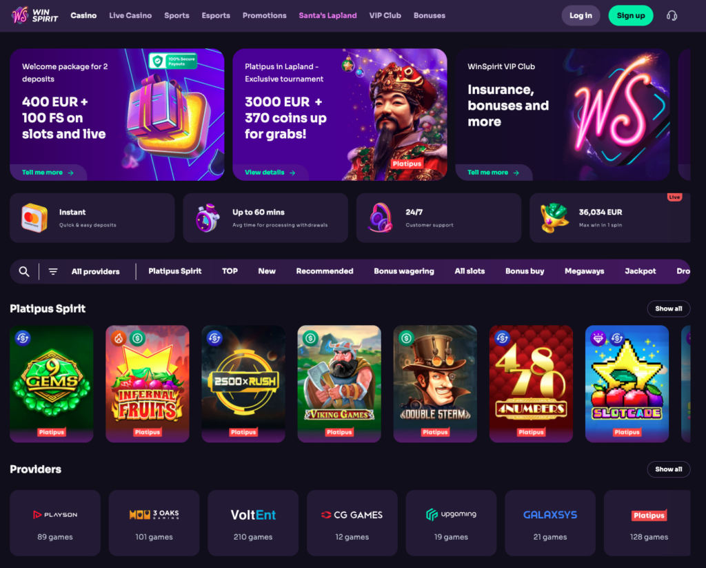 WinSpirit Kaszinó Ajánlások 2025 WinSpirit Kaszinó Ajánlások 2025